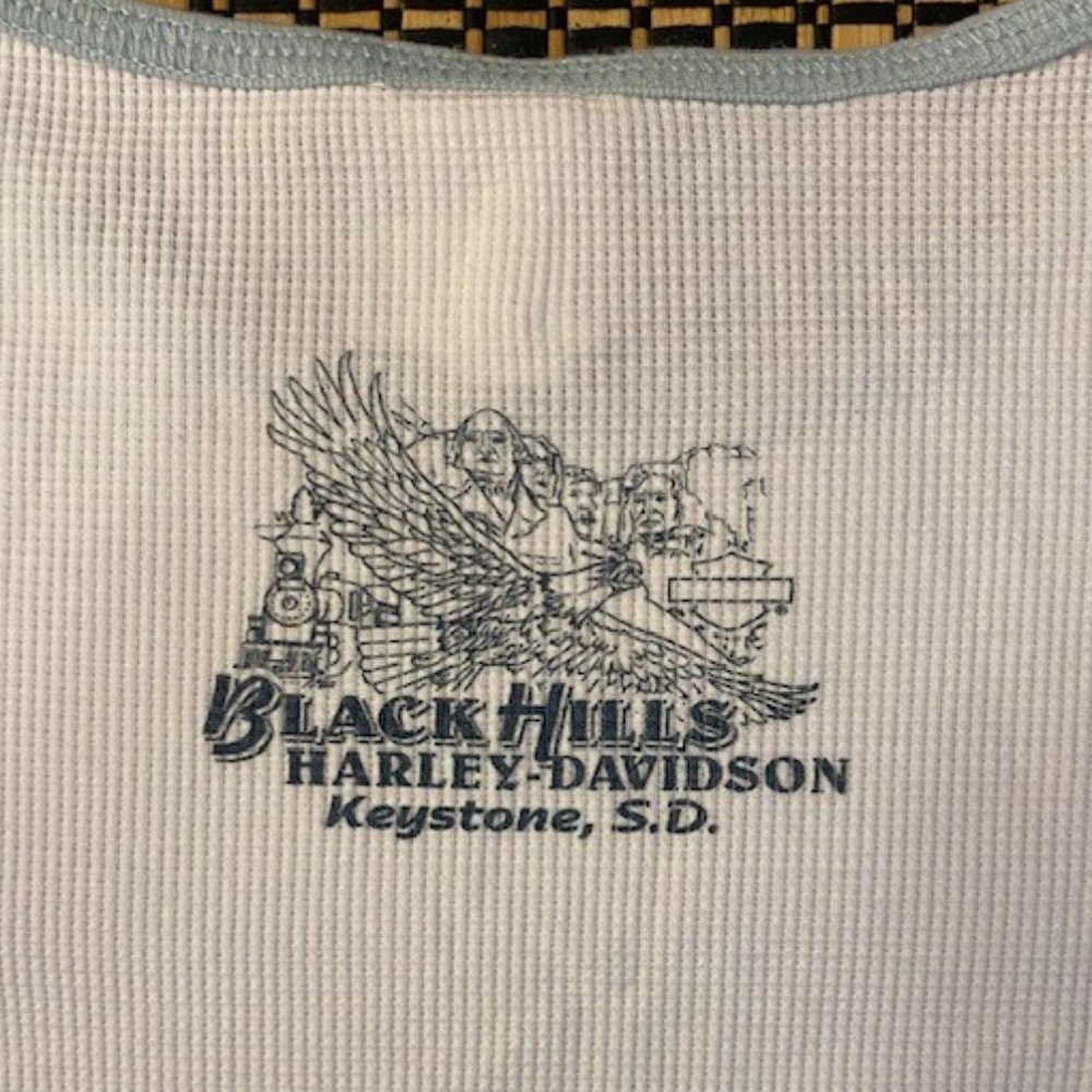 Black Hills Keystone, SD HARLEY-DAVIDSON Thermal Shirt - Picture 6 of 11